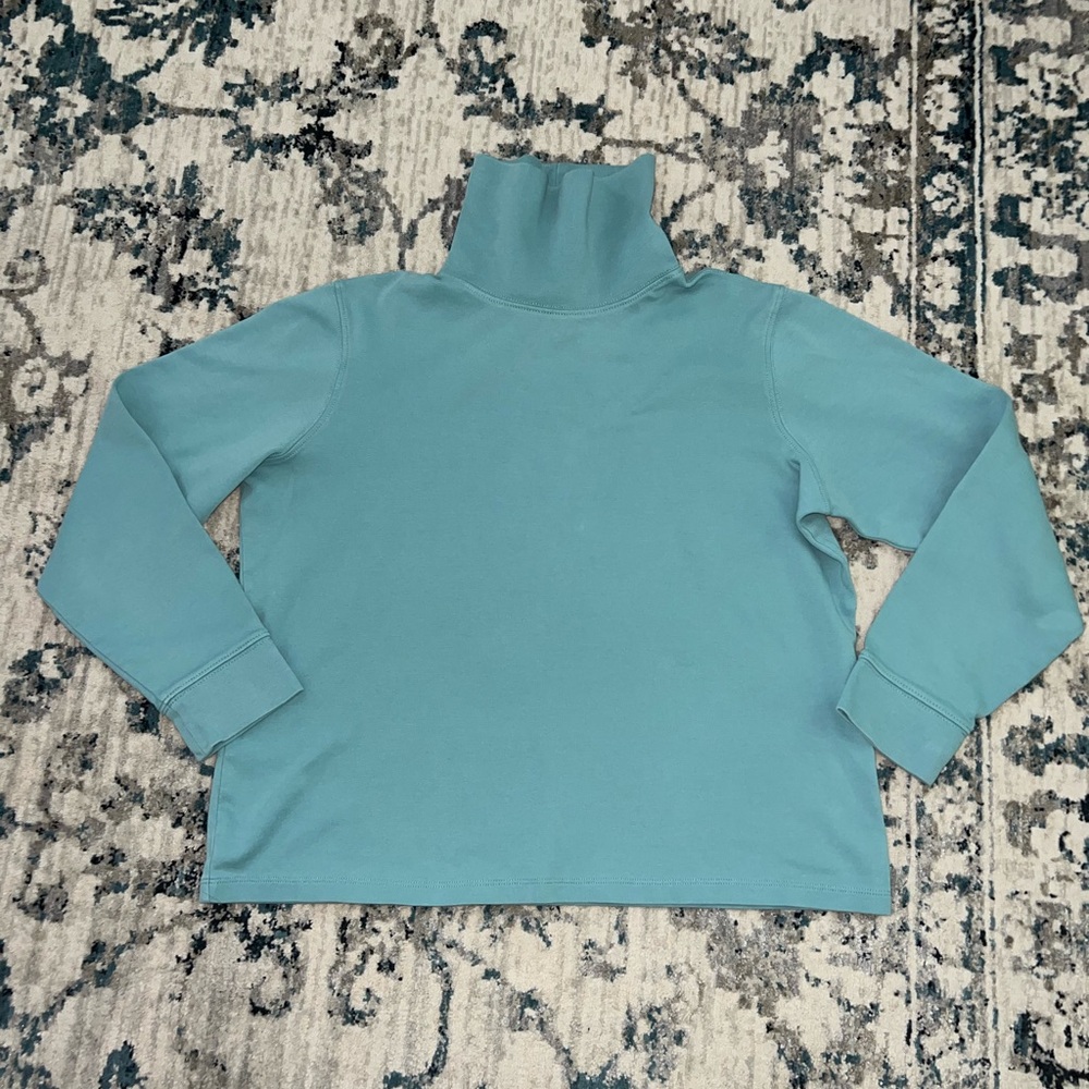 Blue Turtleneck